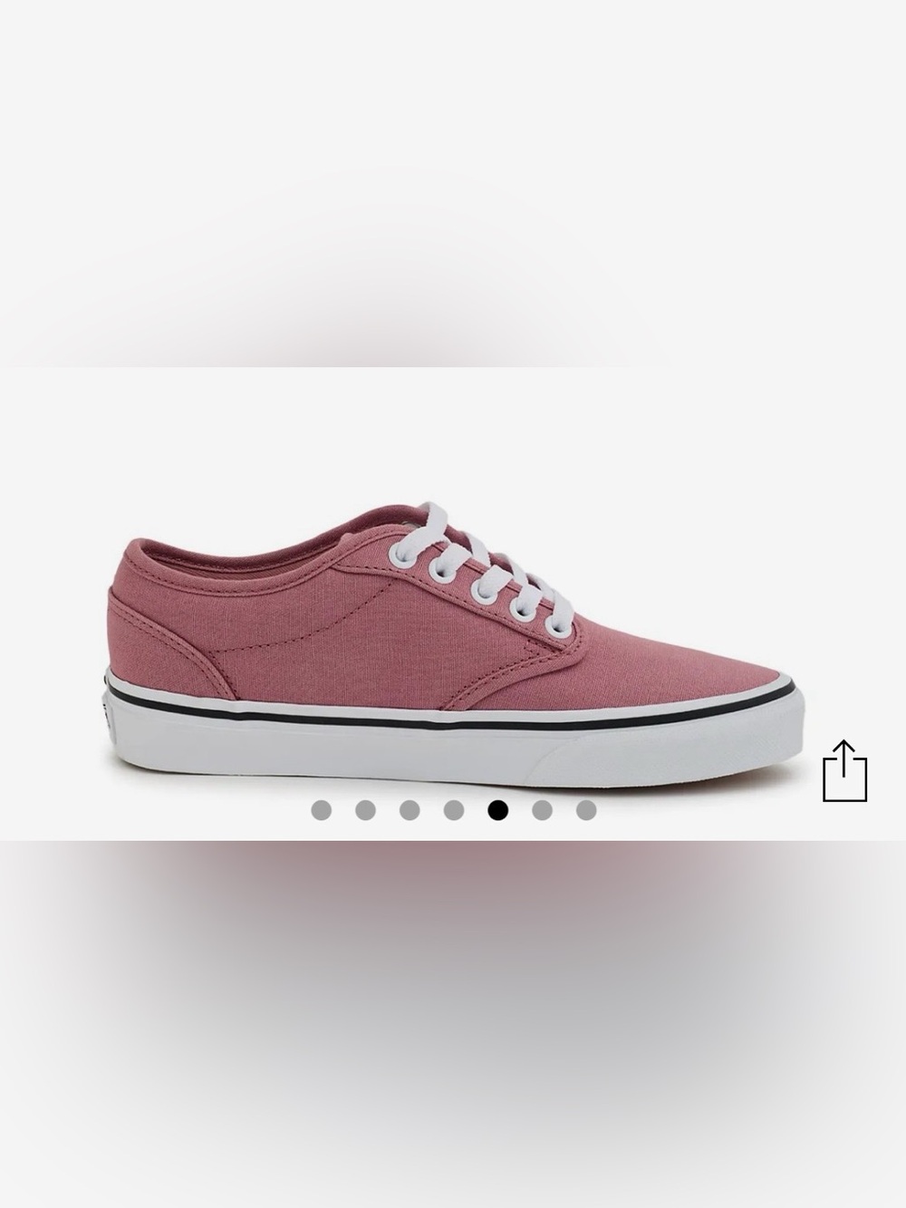 Vans Atwood Low-Top Canvas Sneakers - Dusty Pink